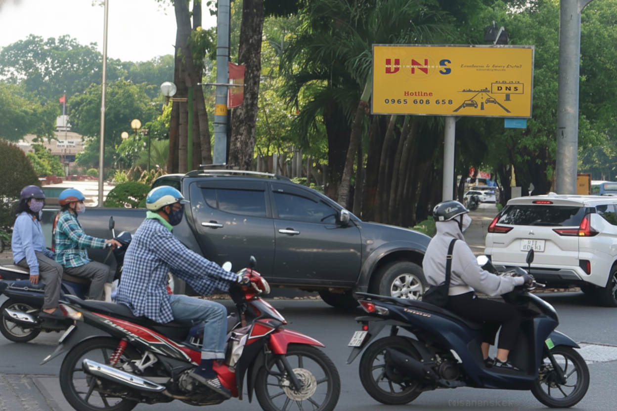 5 trụ pano Công Viên Hoàng Văn Thụ